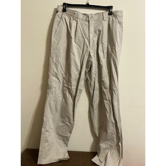 Dockers Khakis Mens Pleated Loose Fit Pants W38 L34 Casual Everyday Trousers - Picture 1 of 7